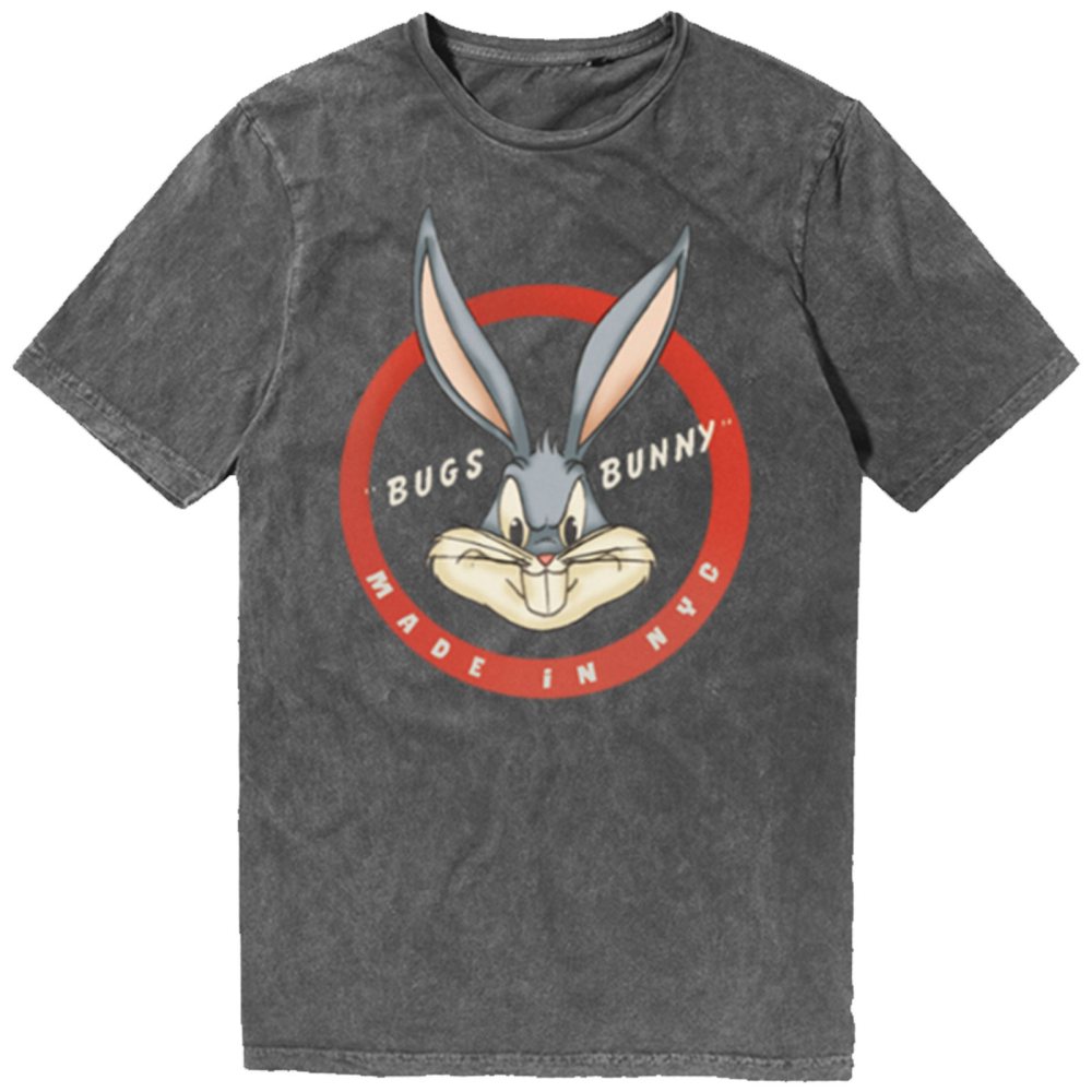 Looney Tunes - Bugs Bunny Made In NYC Mens Tshirt - Grey